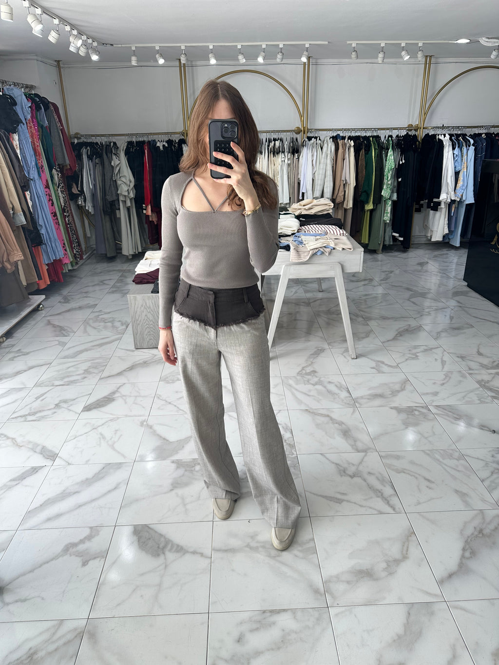 Pantalón doble tela