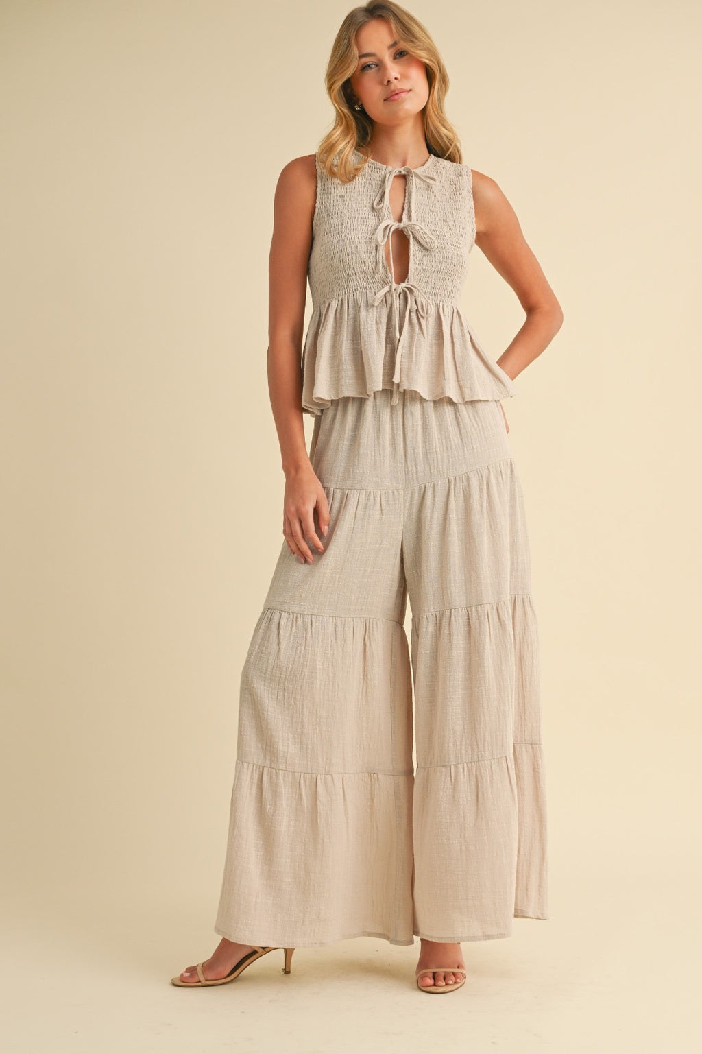 Conjunto beige