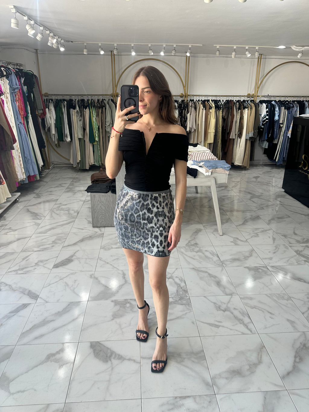 Falda lentejuelas