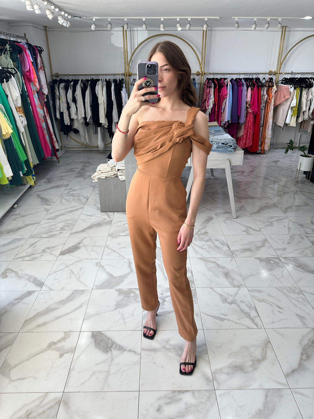 Jumpsuit marron