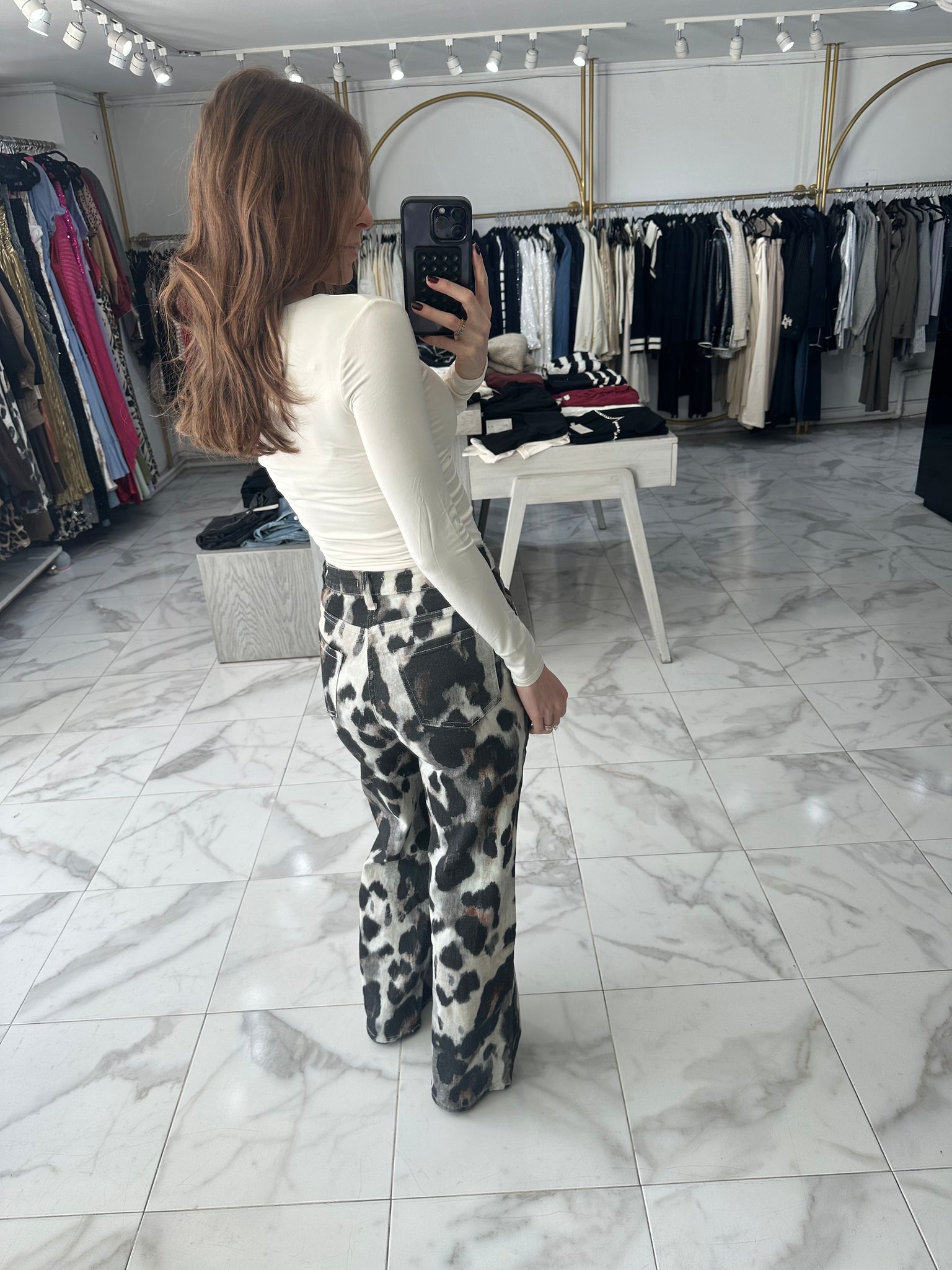 Jeans de leopardo