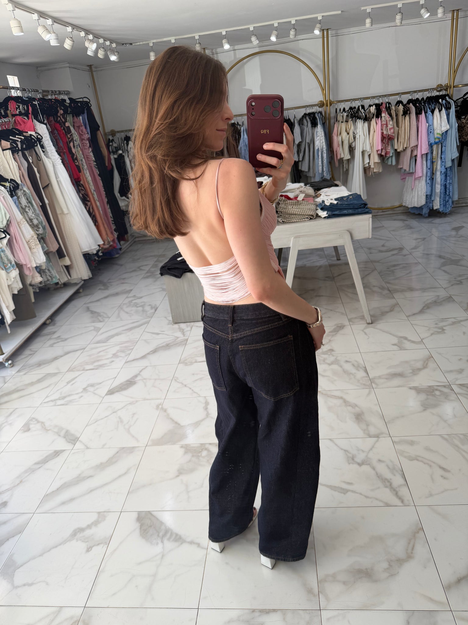 Blusa drapeada