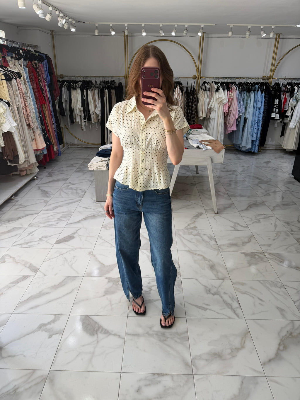 Blusa Polka Dots
