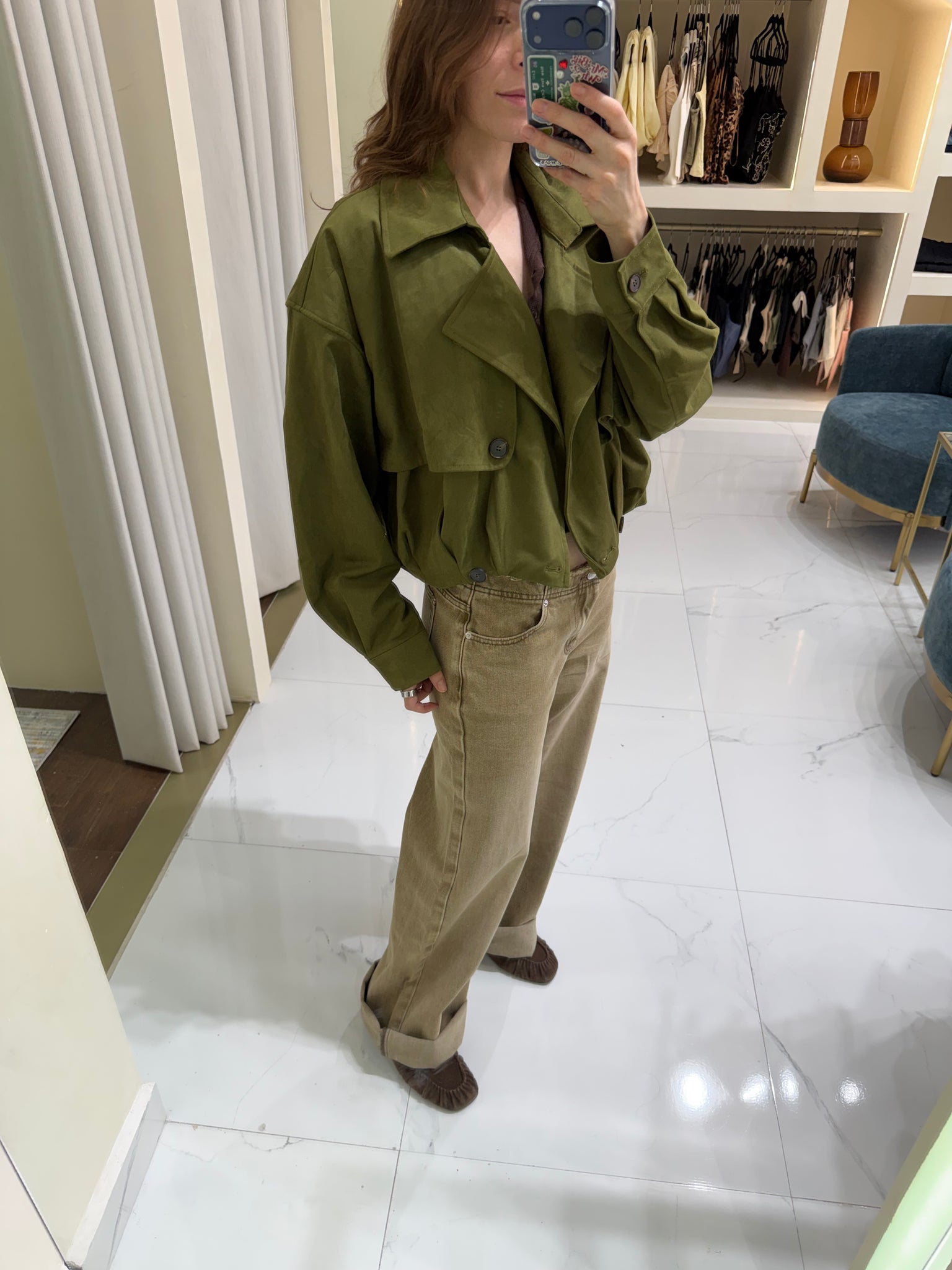 Chamarra olive