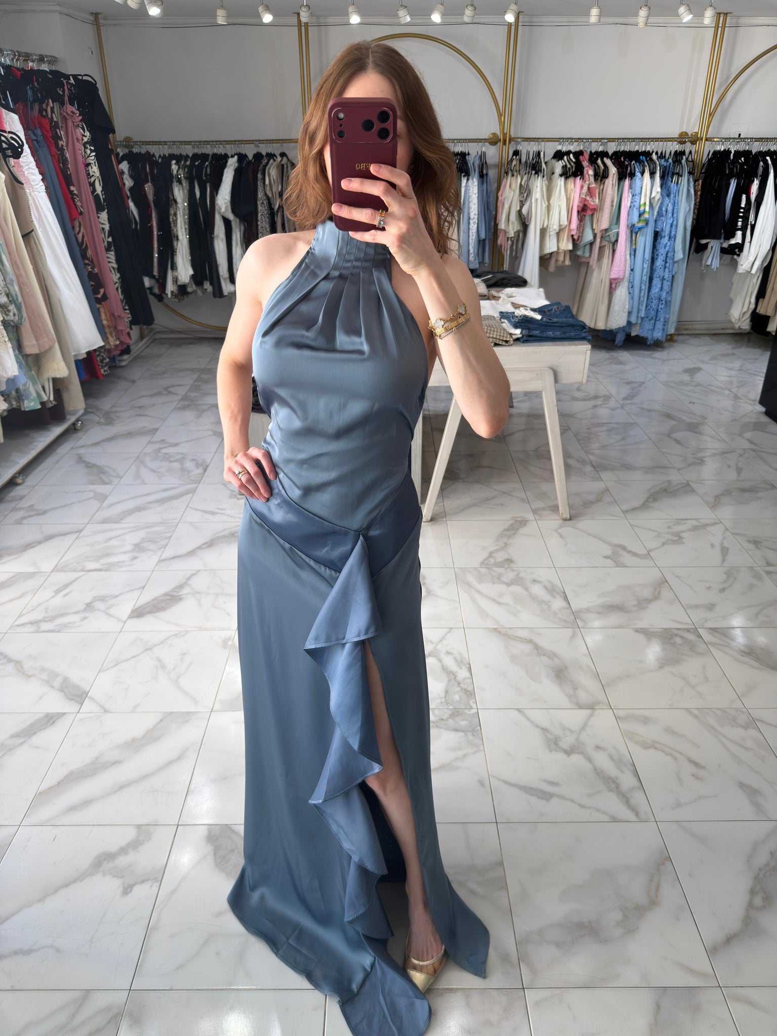 Vestido Olanes azul