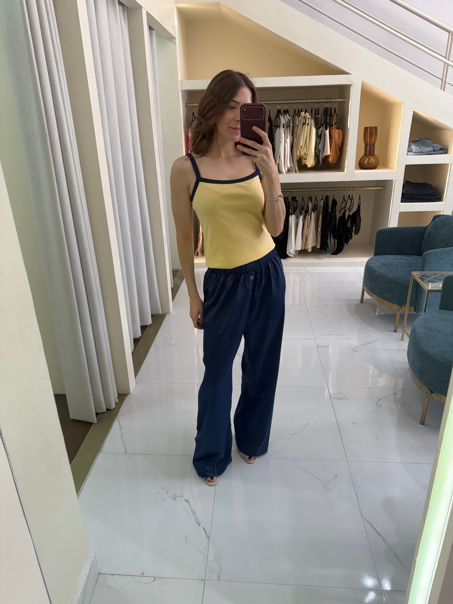 Pantalón satinado