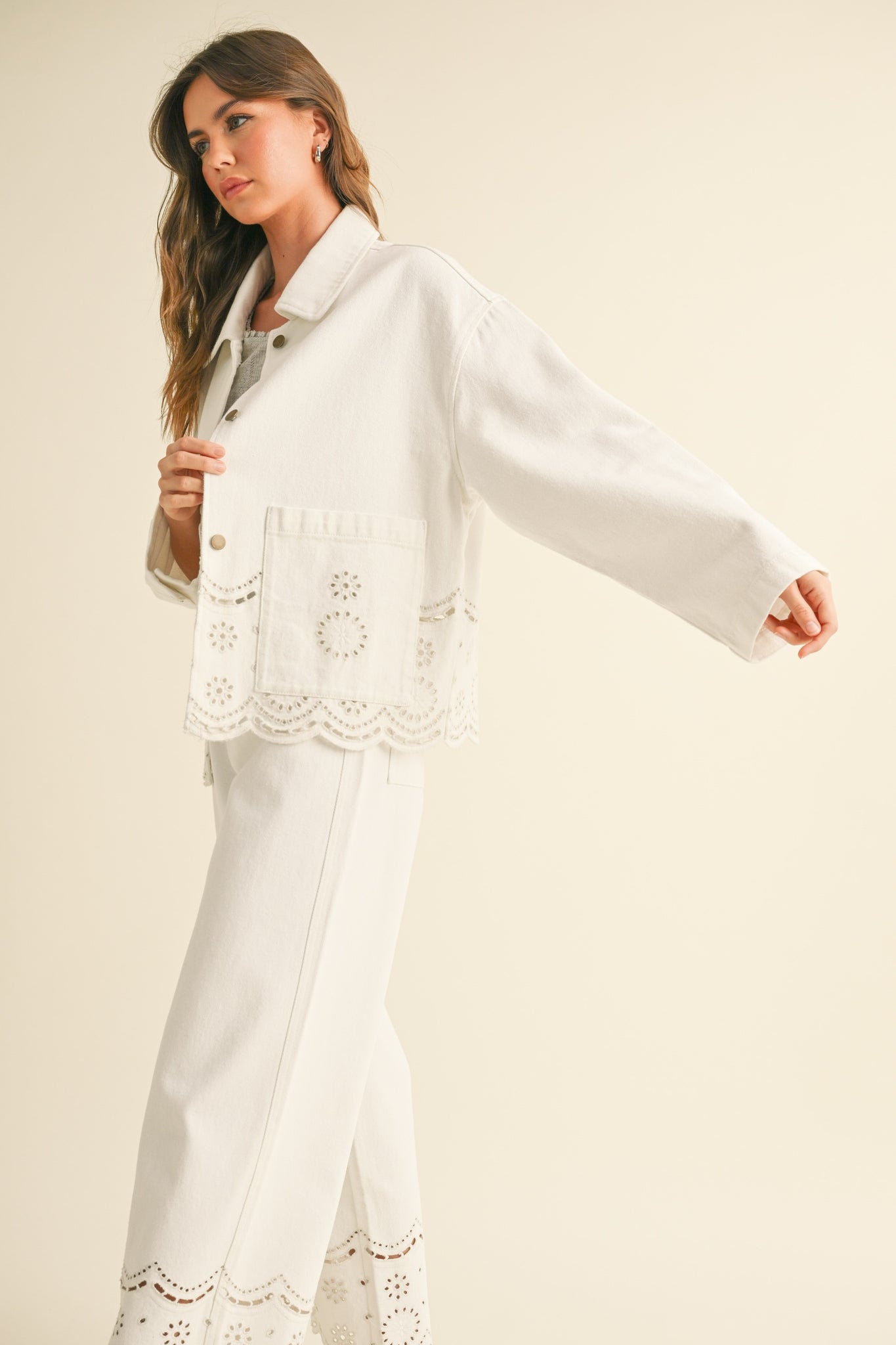 Chamarra blanca