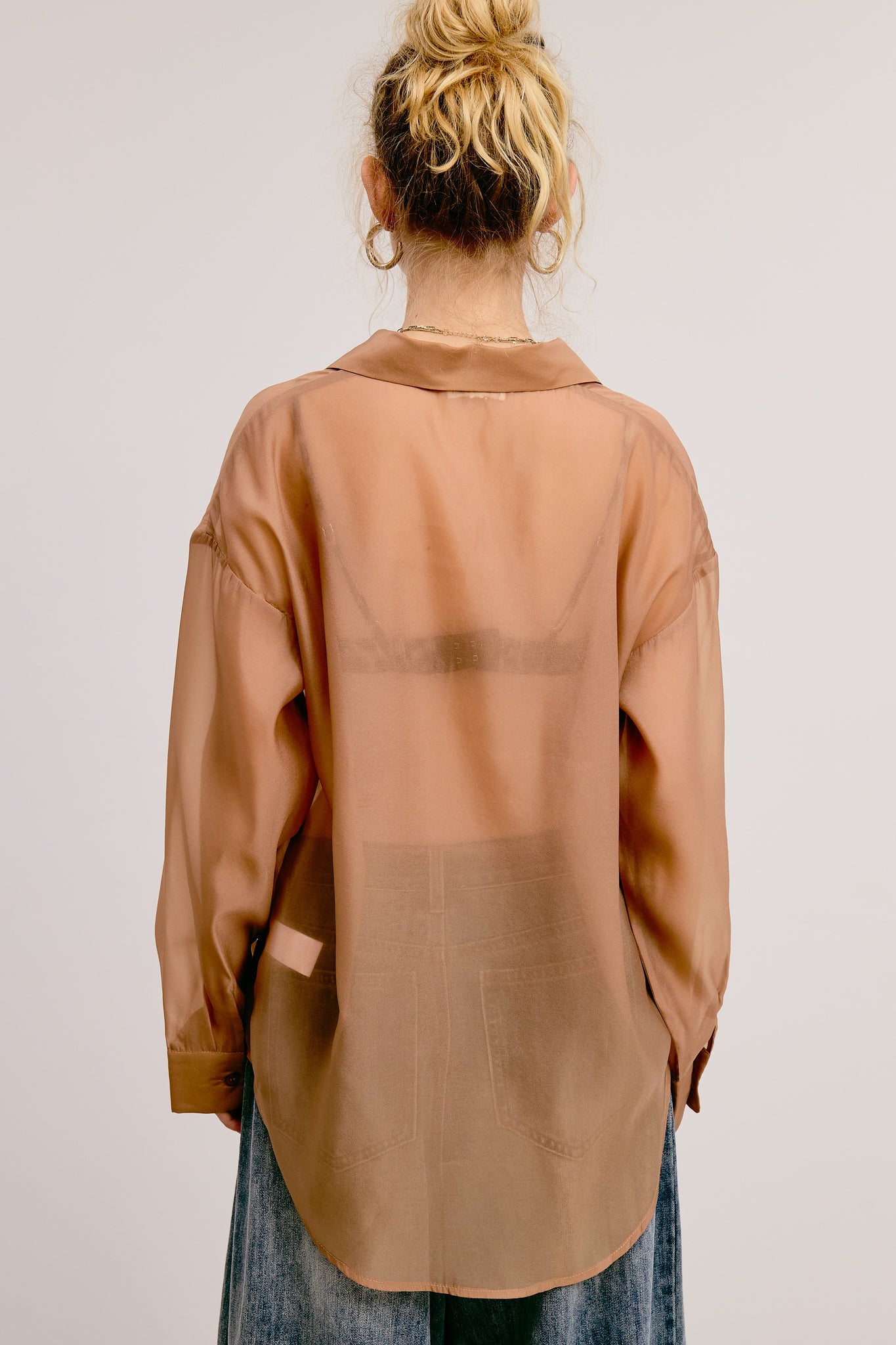 Camisa transparente