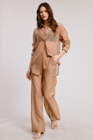 Camisa transparente