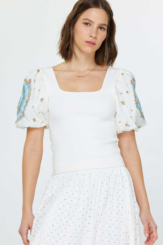 Blusa mangas satinadas