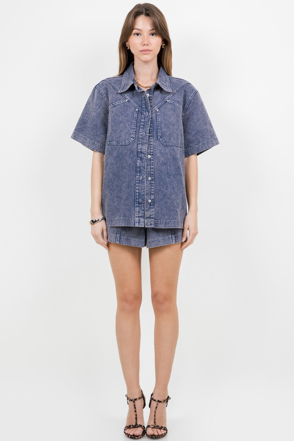 Blusa denim