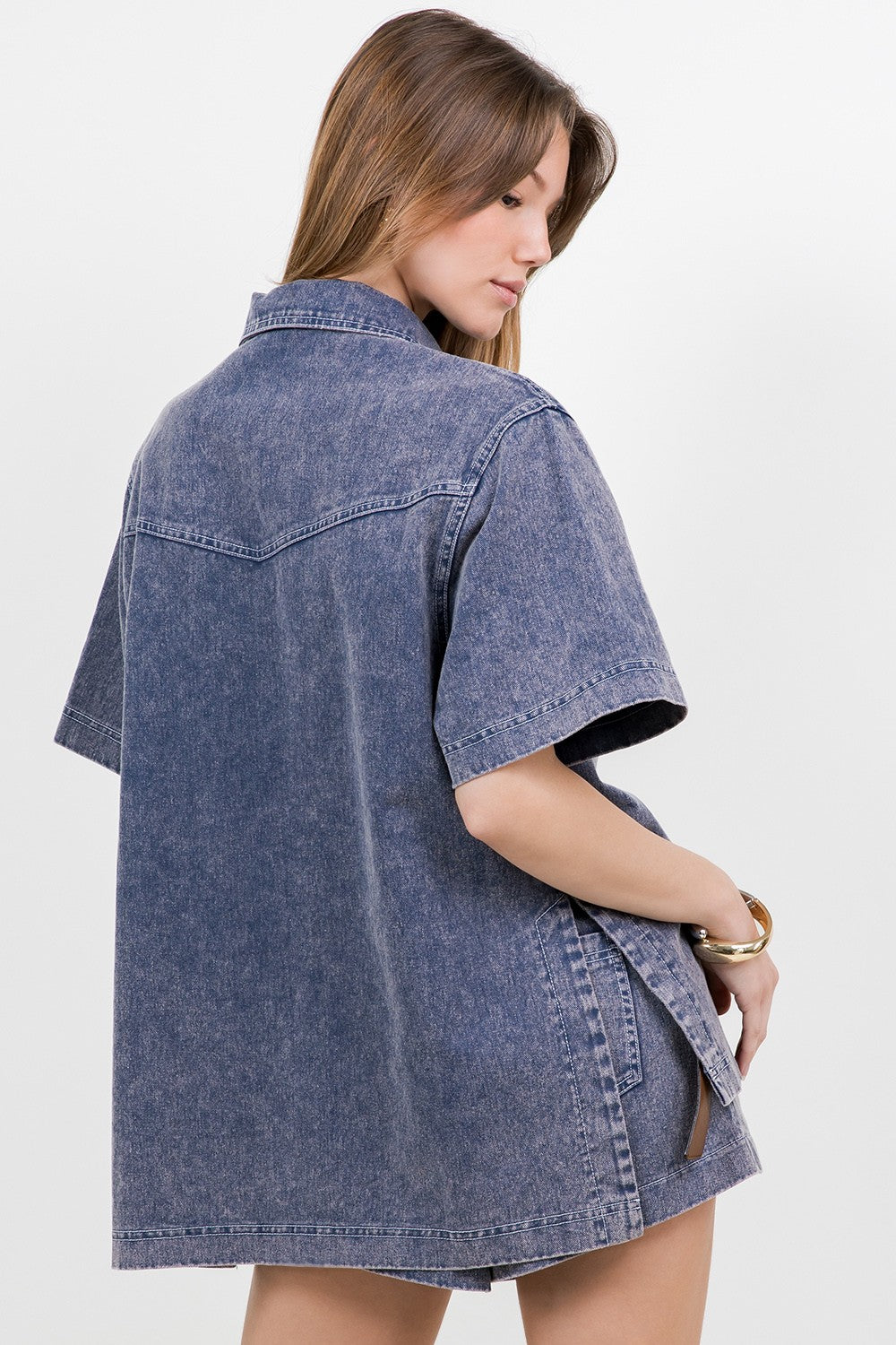 Blusa denim