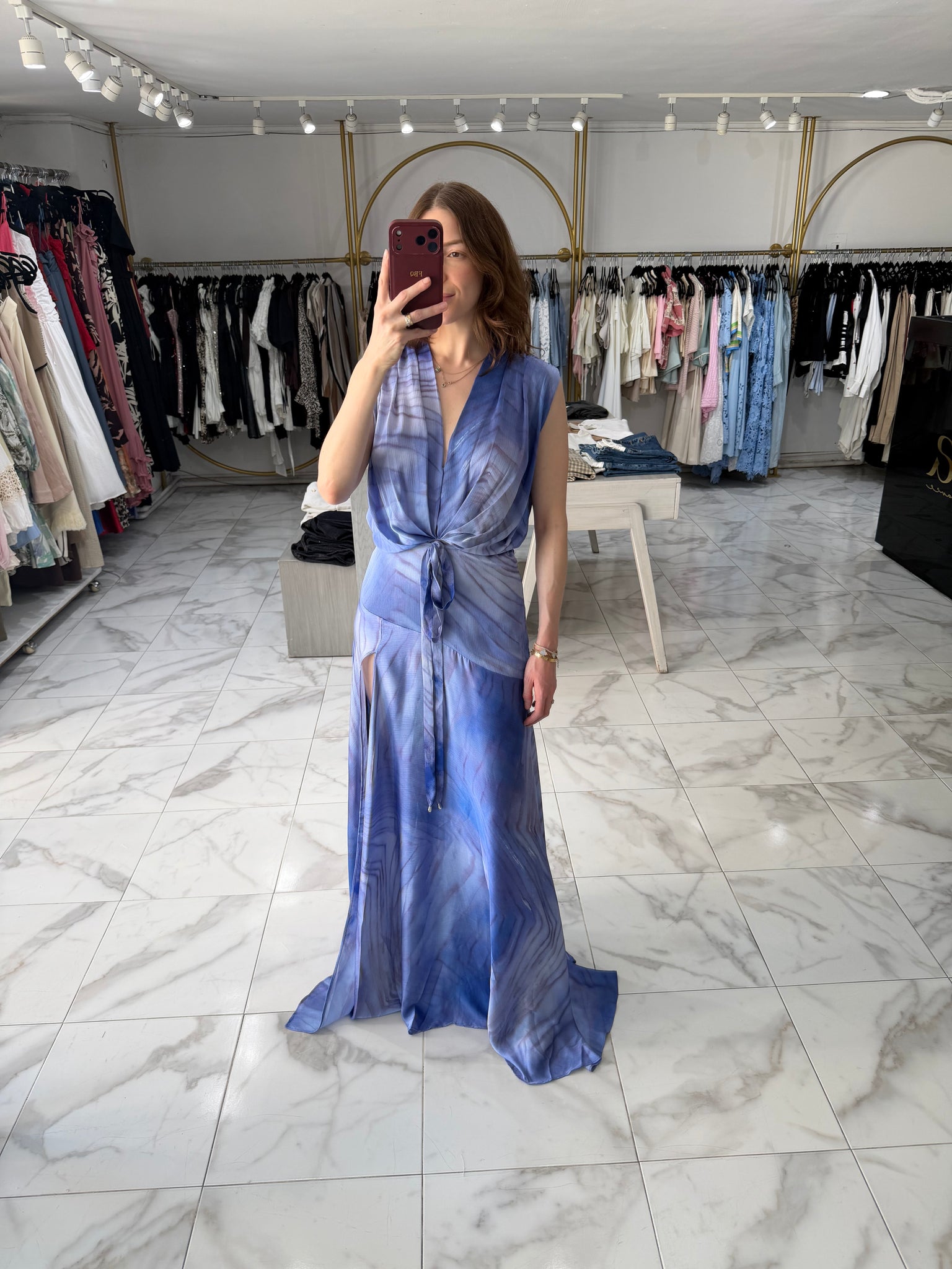Vestido púrpura