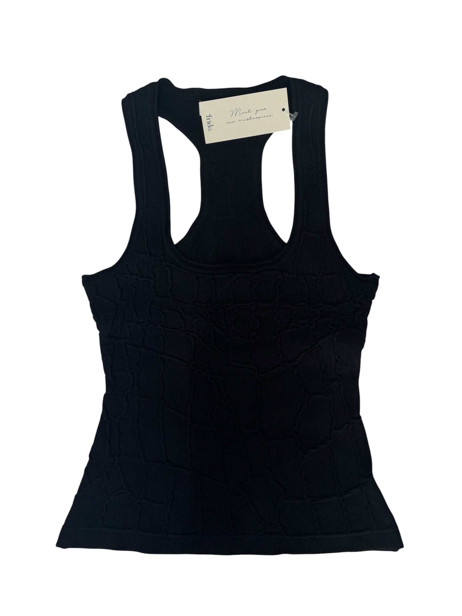 Blusa corta sin mangas