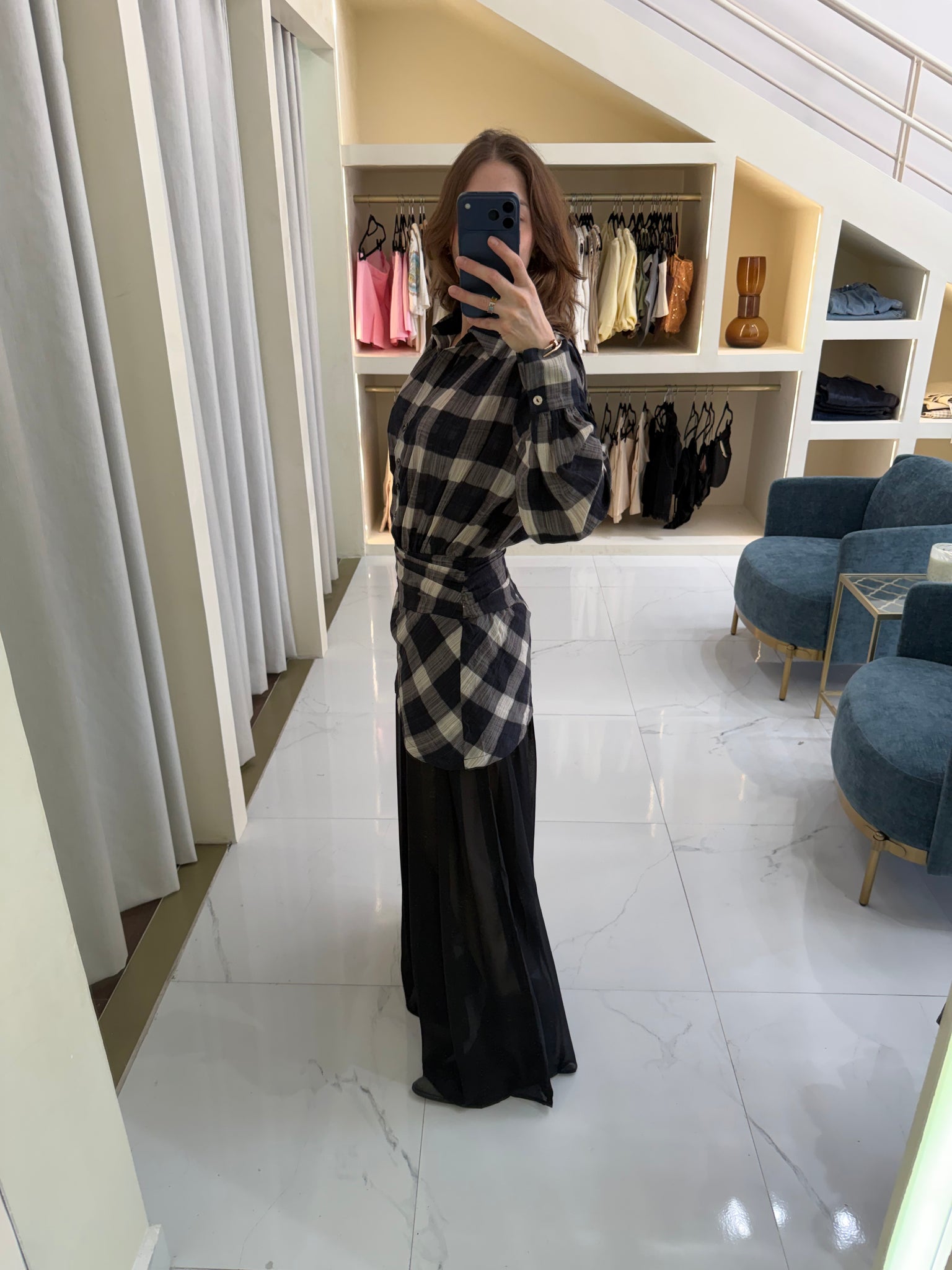 Vestido de cuadros