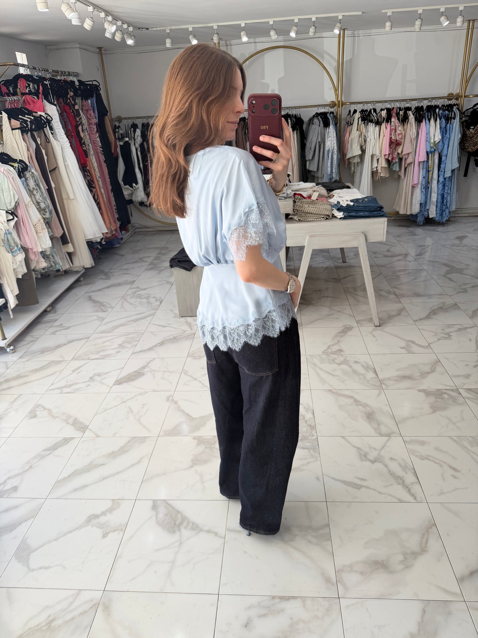 Blusa encaje