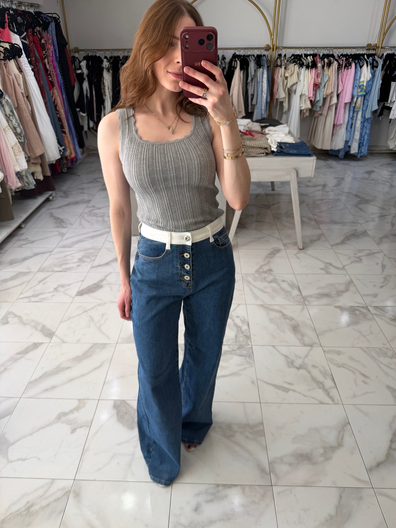 Pantalón tiro alto