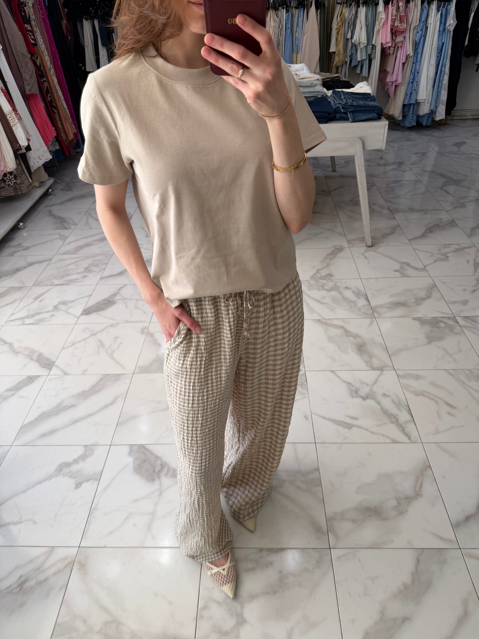 Pantalón cuadros