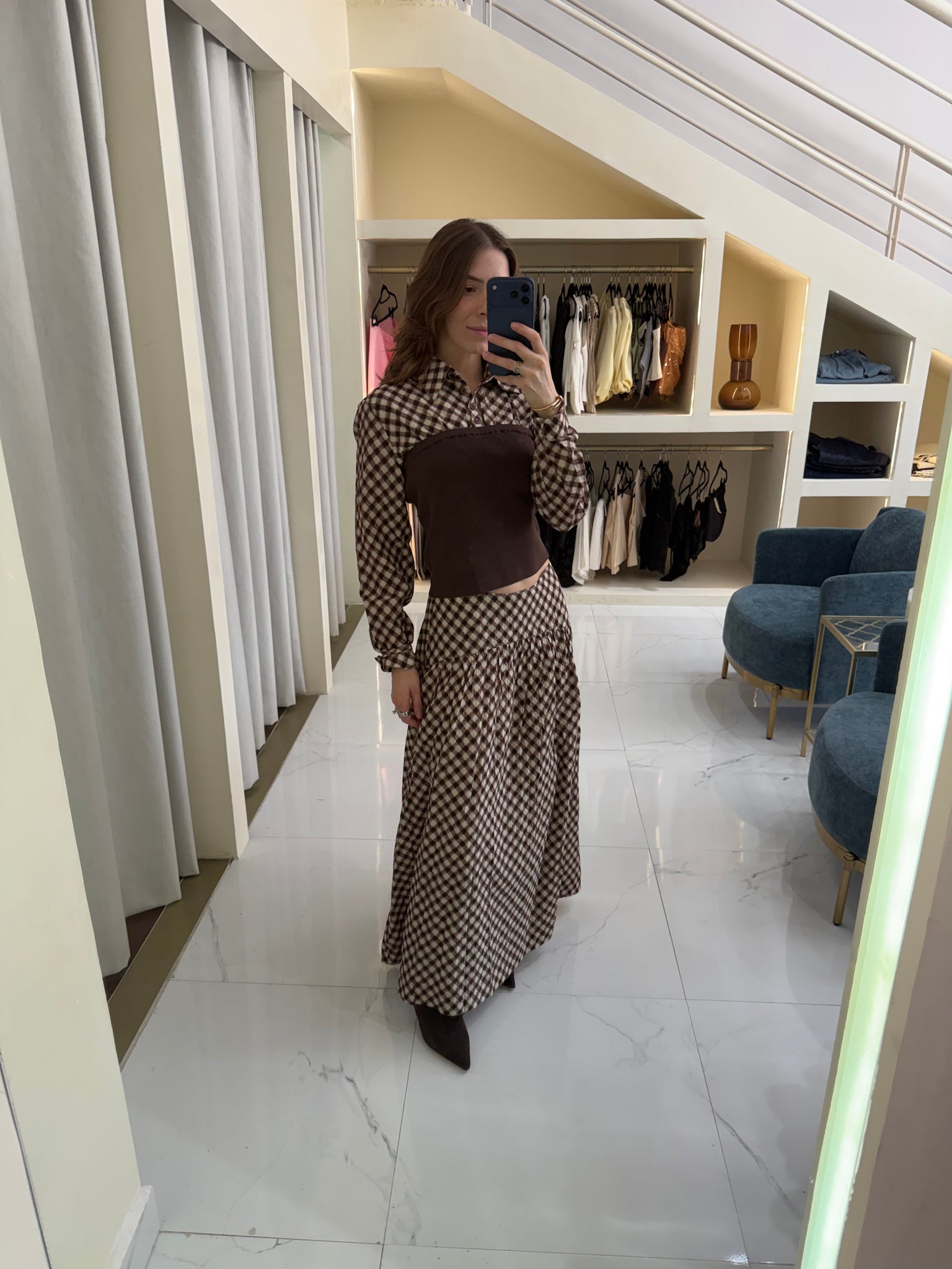 Falda cuadros