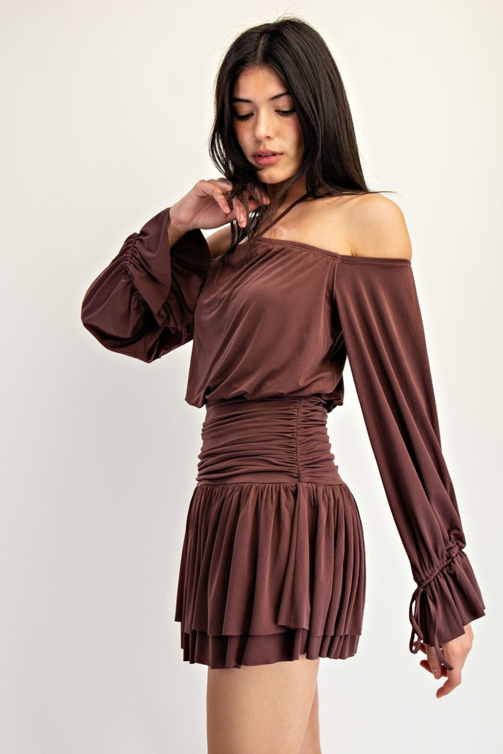 Vestido chocolate