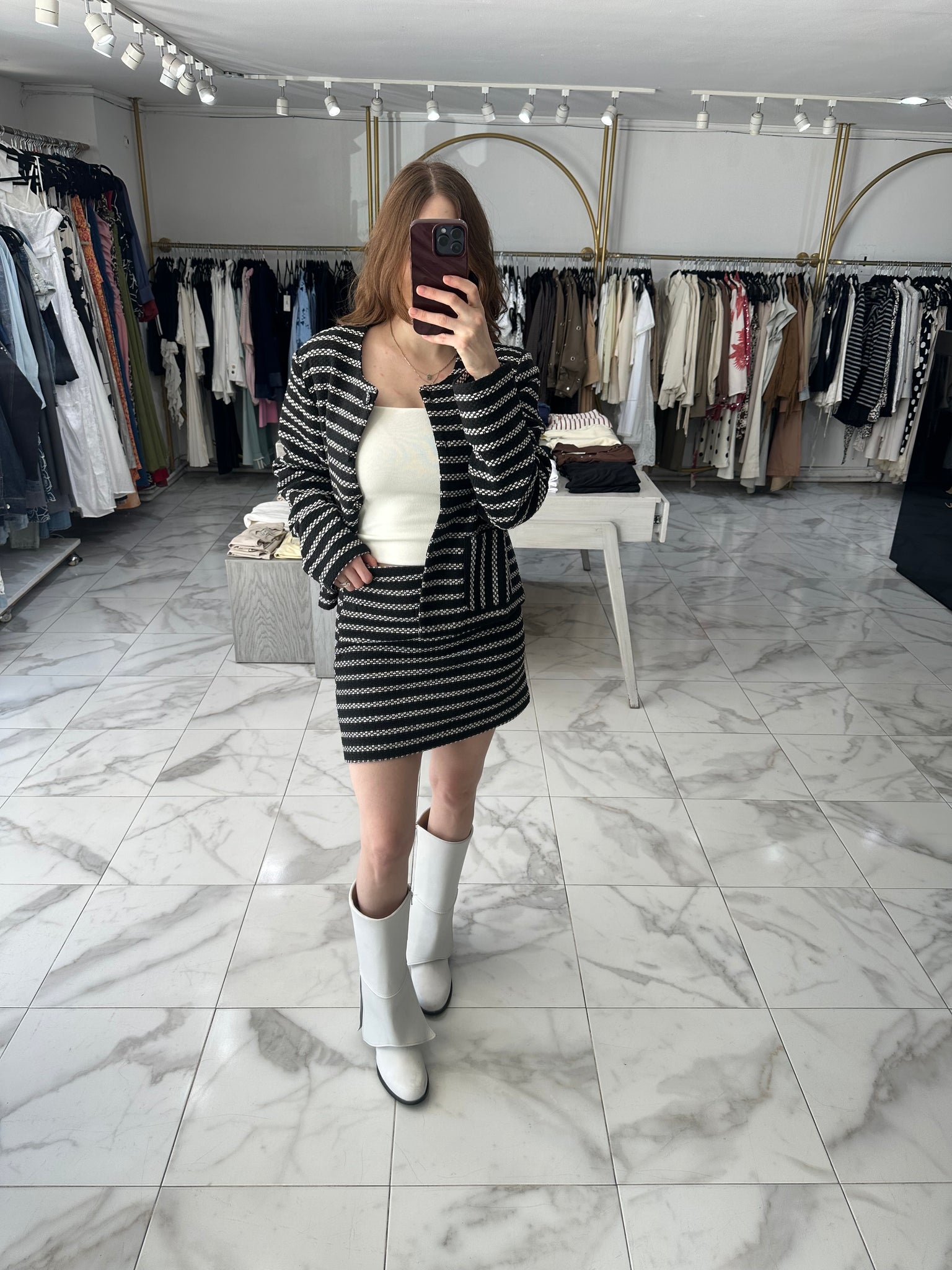 Falda black&white