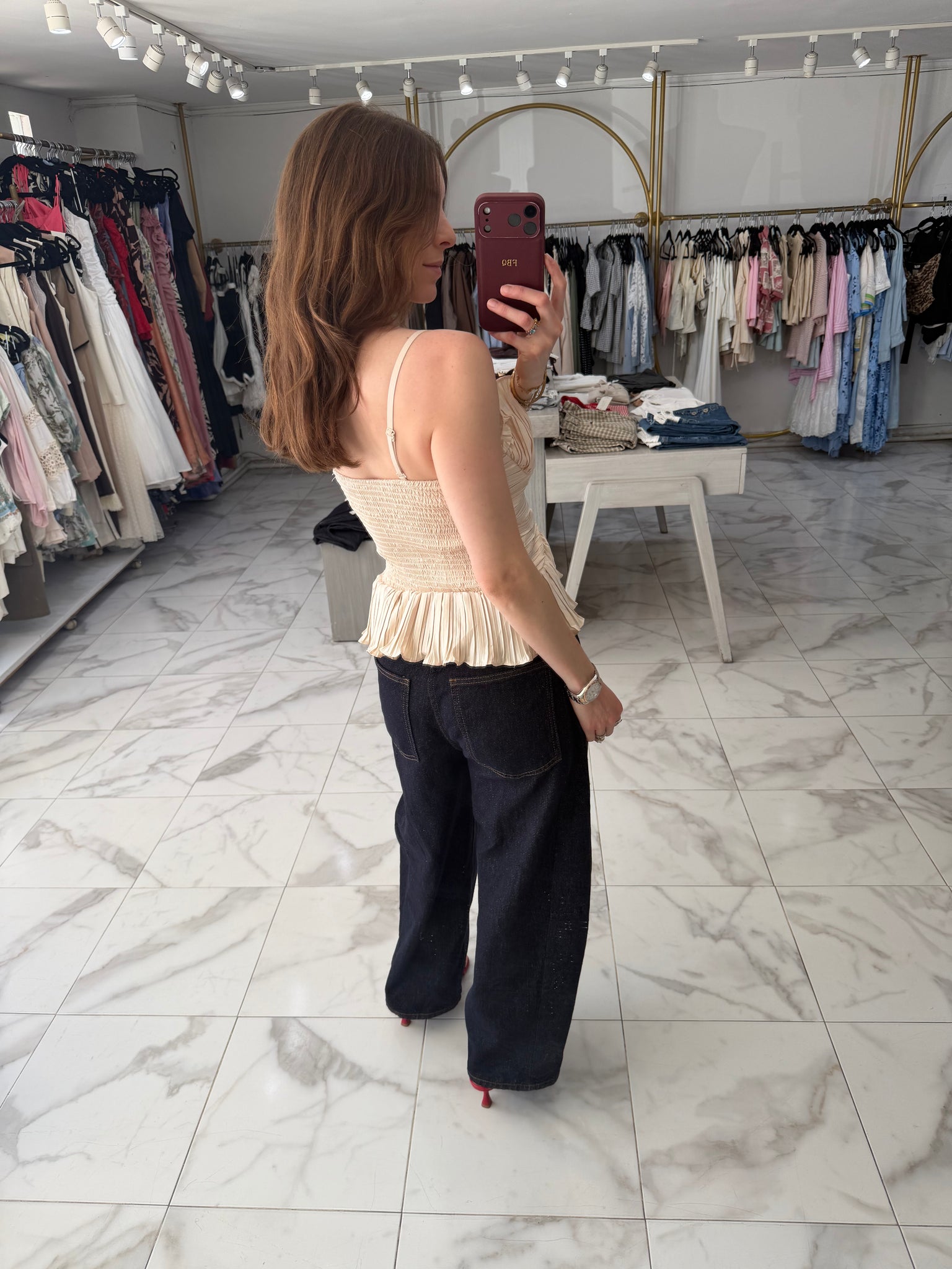 Blusa pliegues