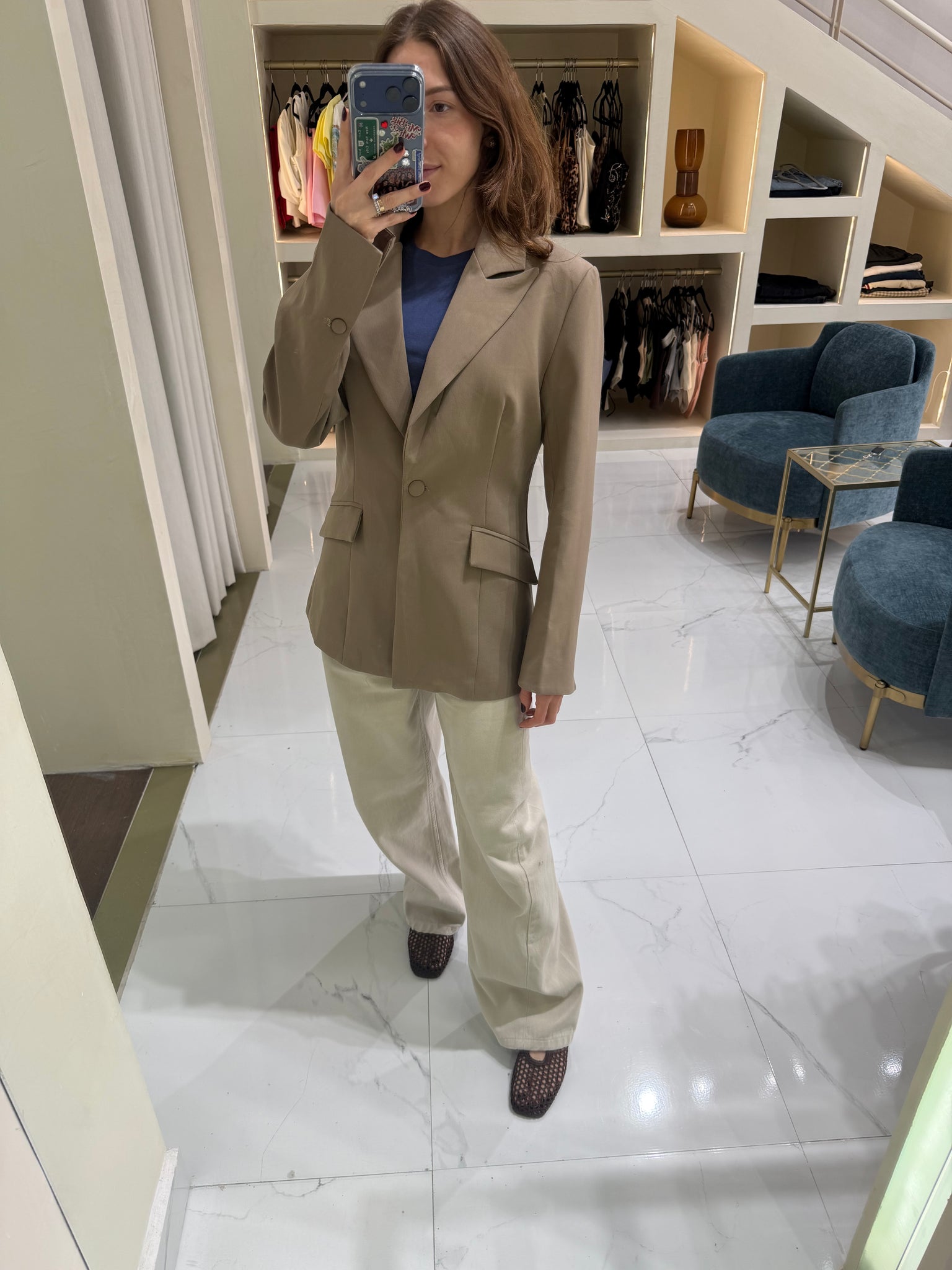 Saco taupe