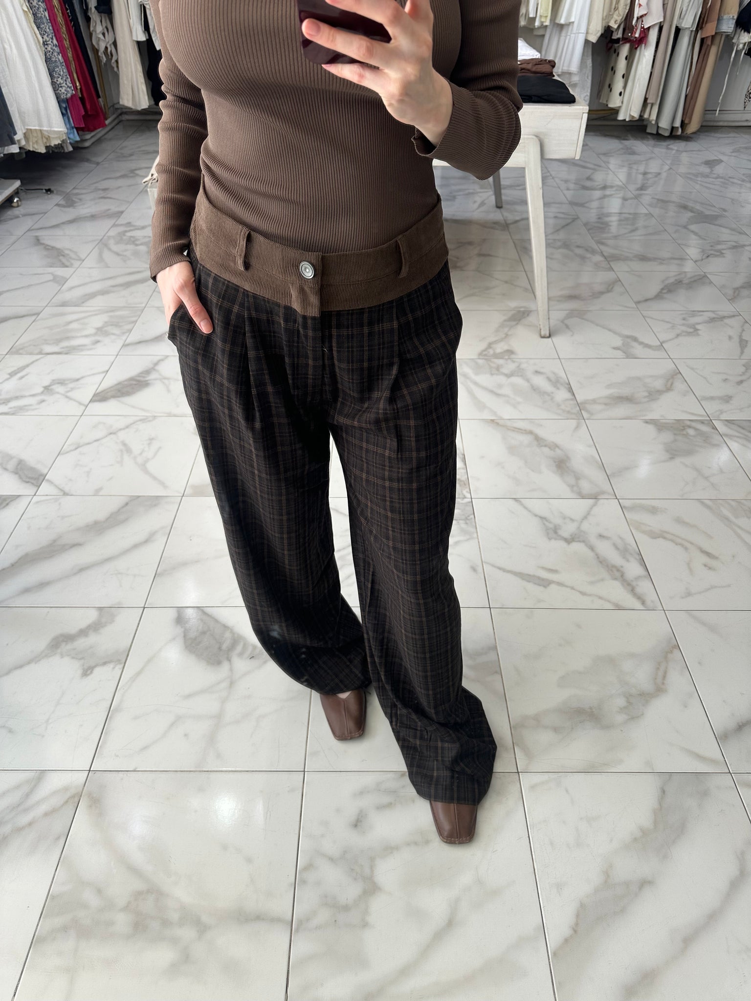 Pantalón de cuadros