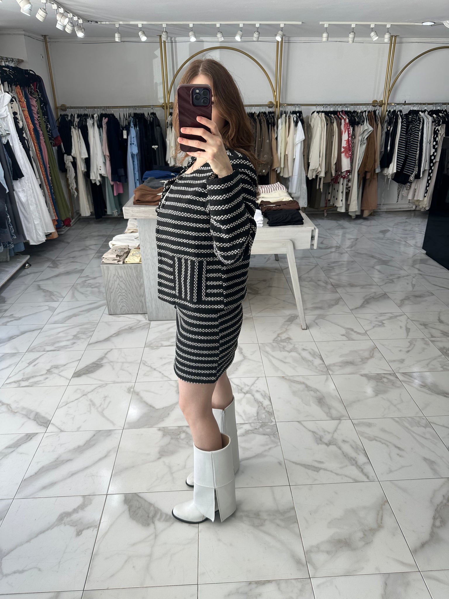 Falda black&white