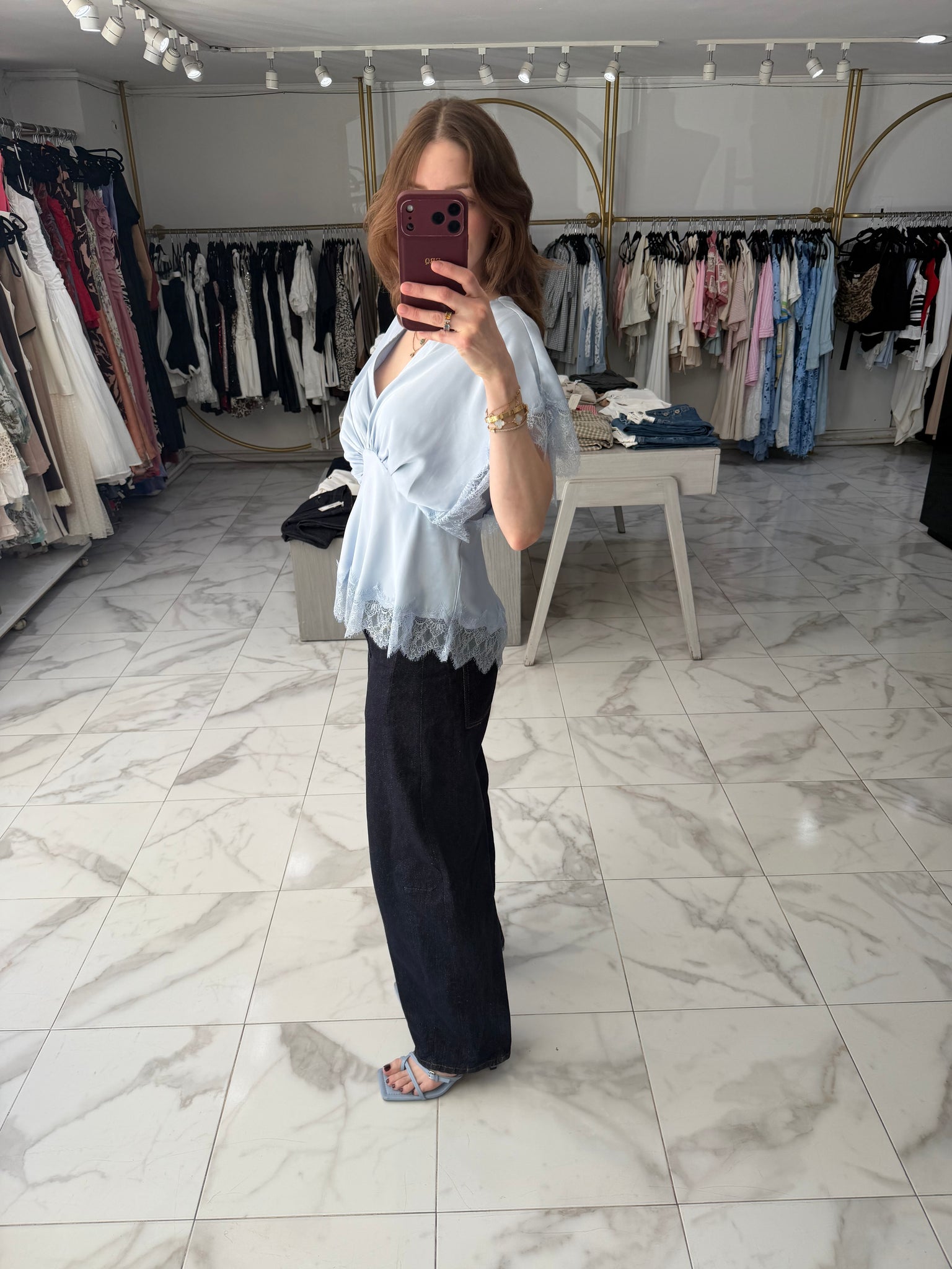 Blusa encaje