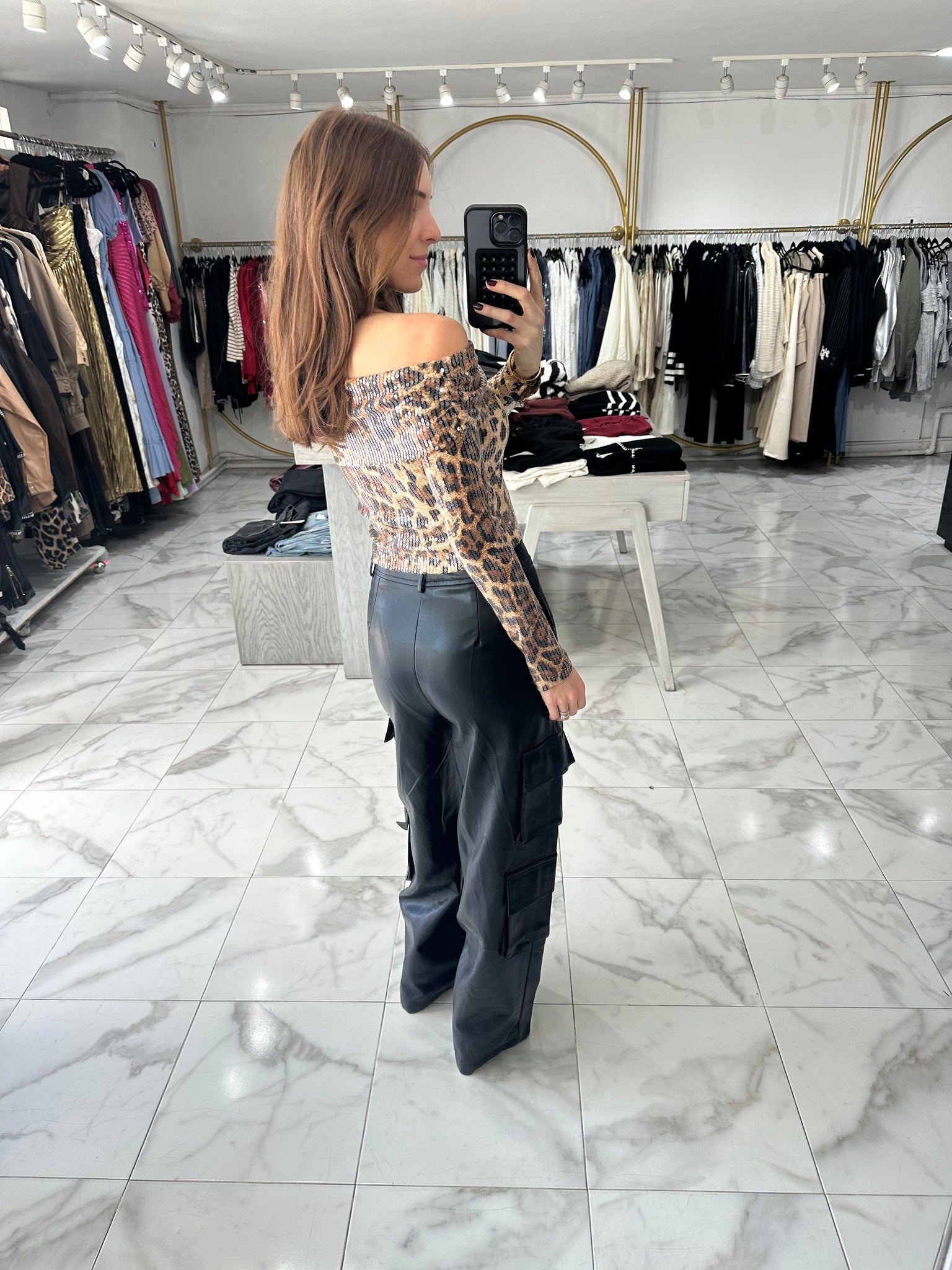 Blusa de leopardo