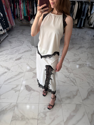 Blusa Halter satin