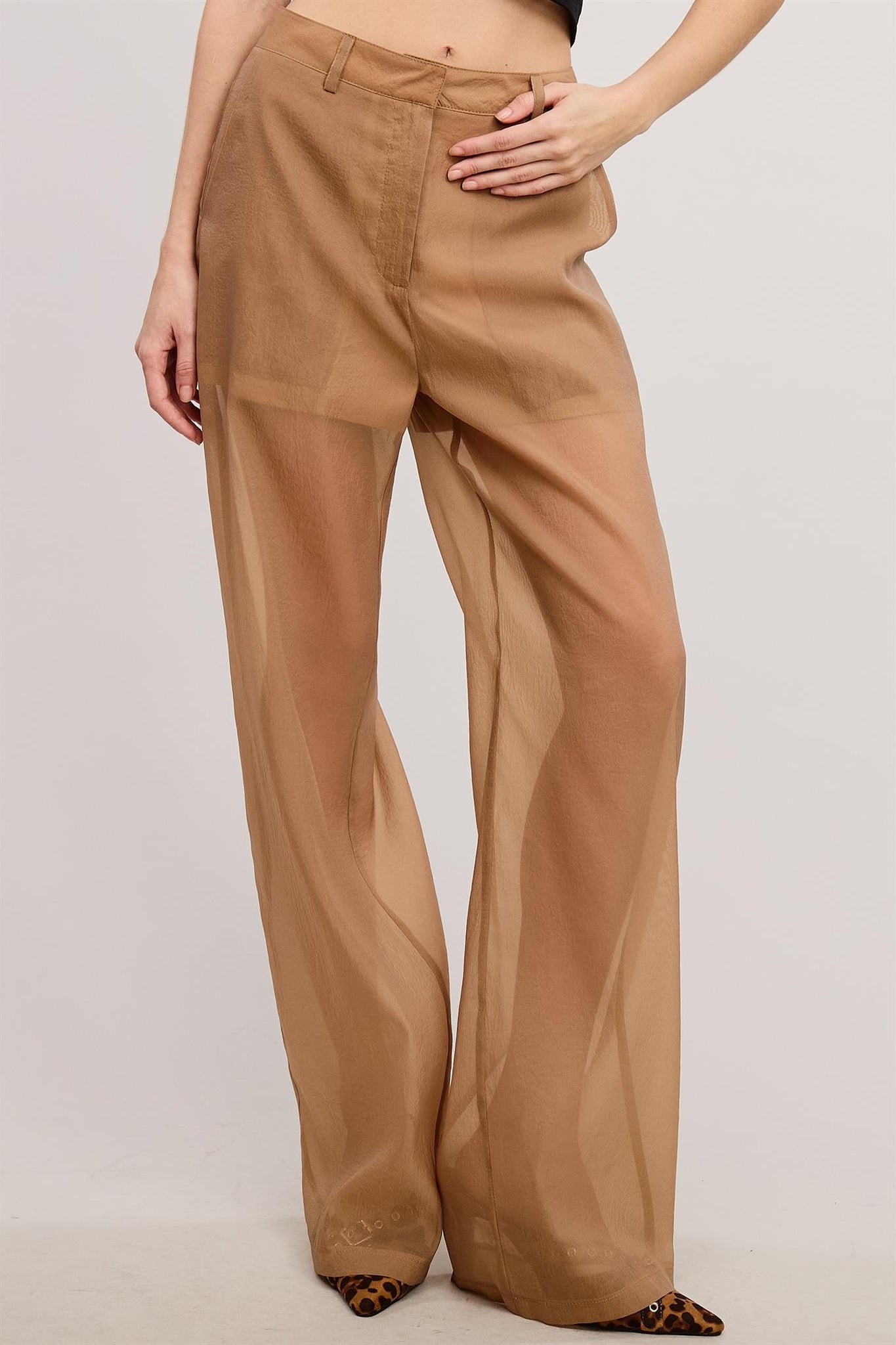 Pantalón transparente