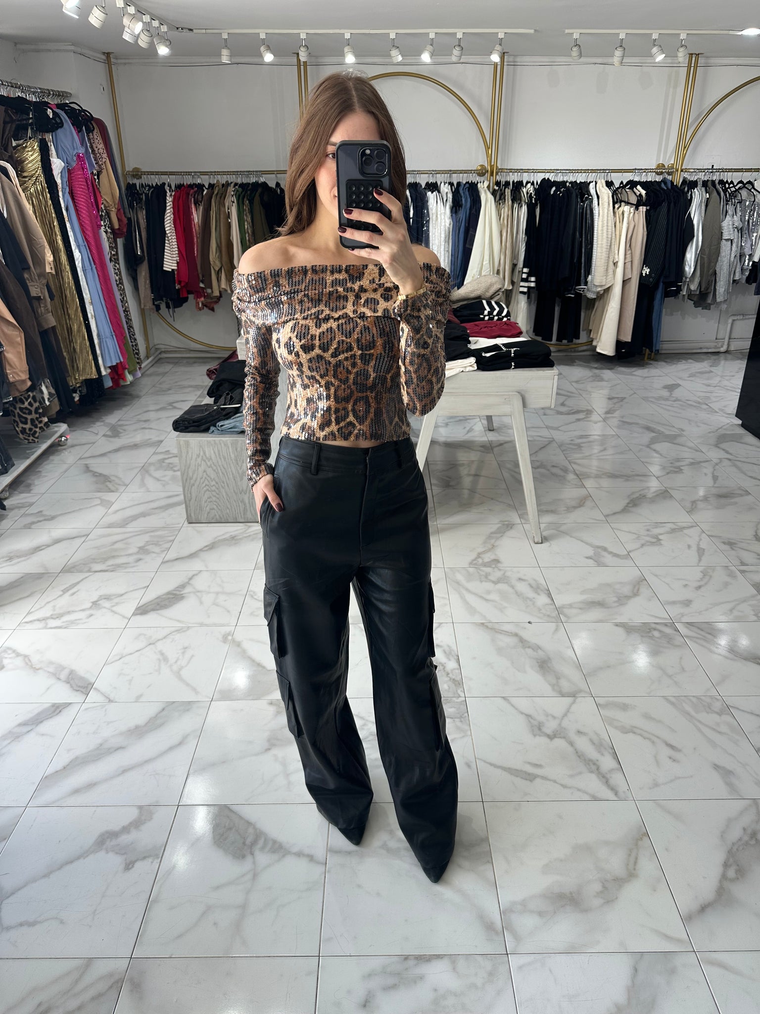 Blusa de leopardo