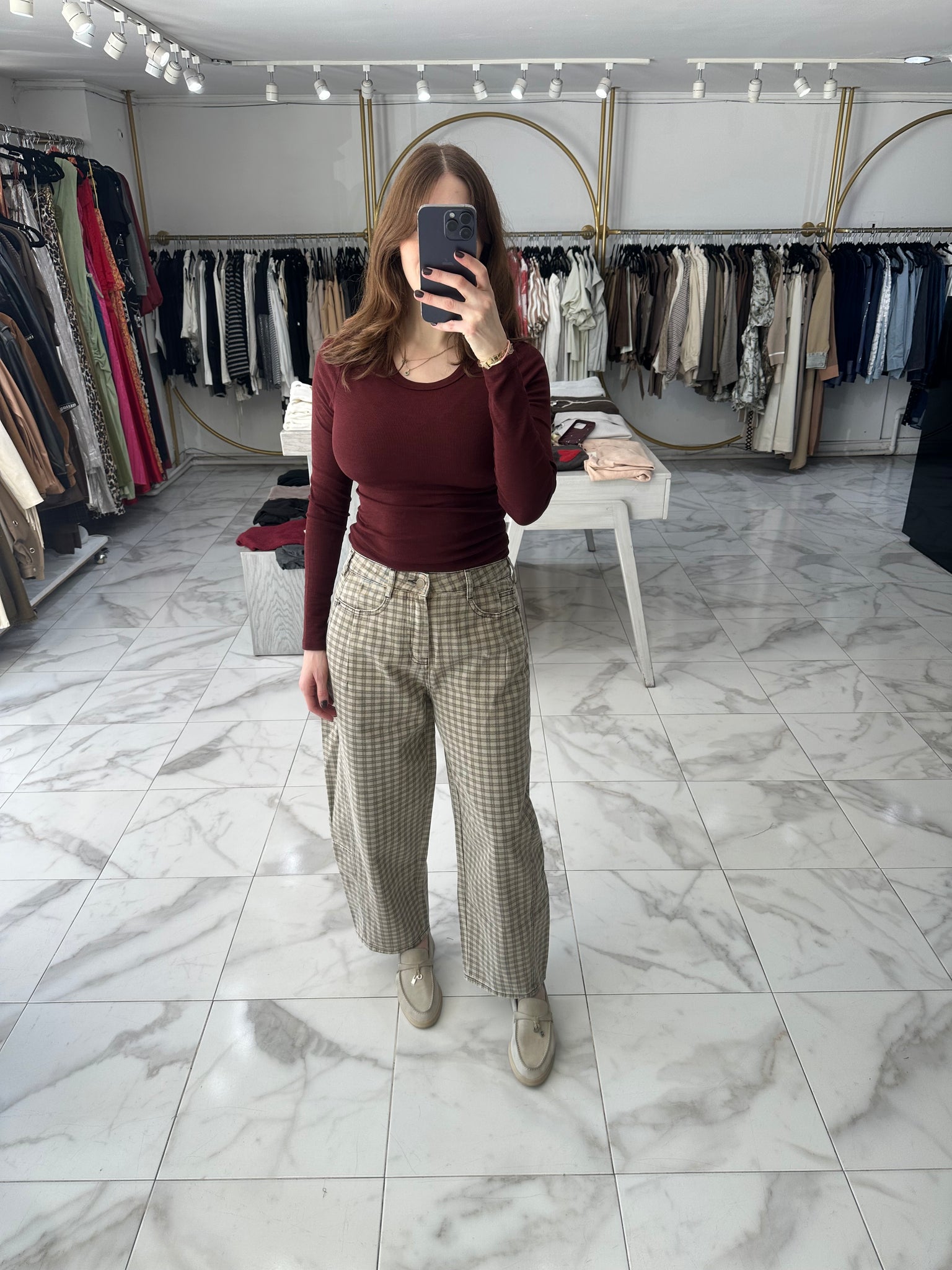 Jeans de cuadros
