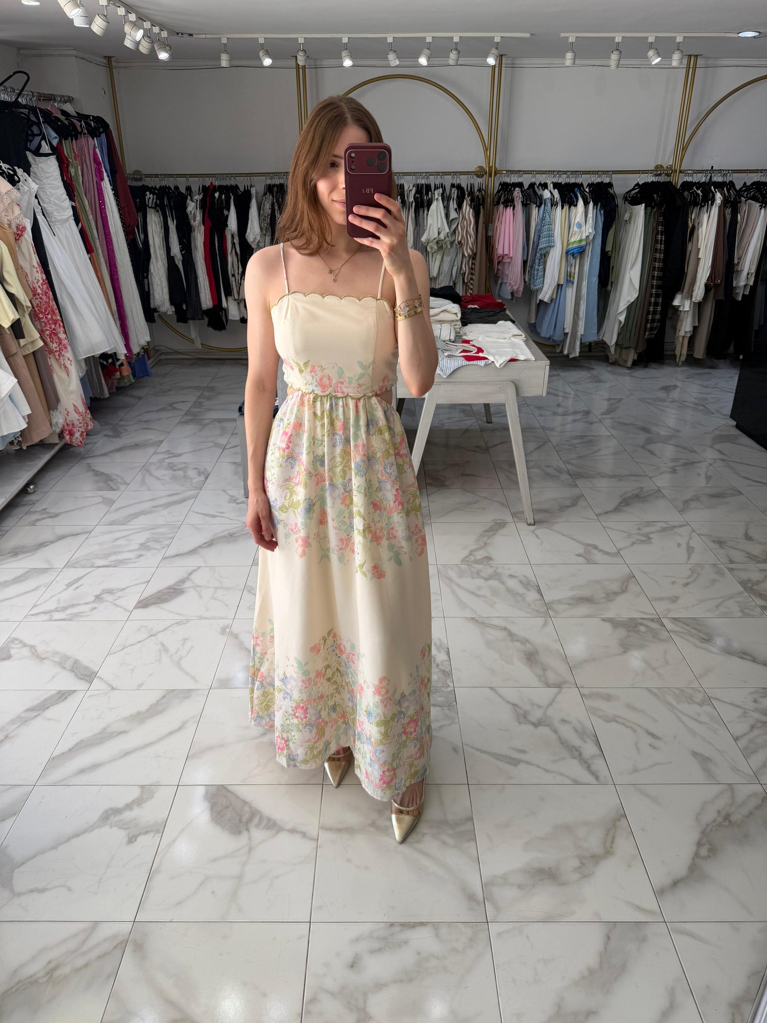 Vestido con flores
