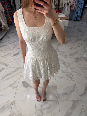 Vestido Con Encaje
