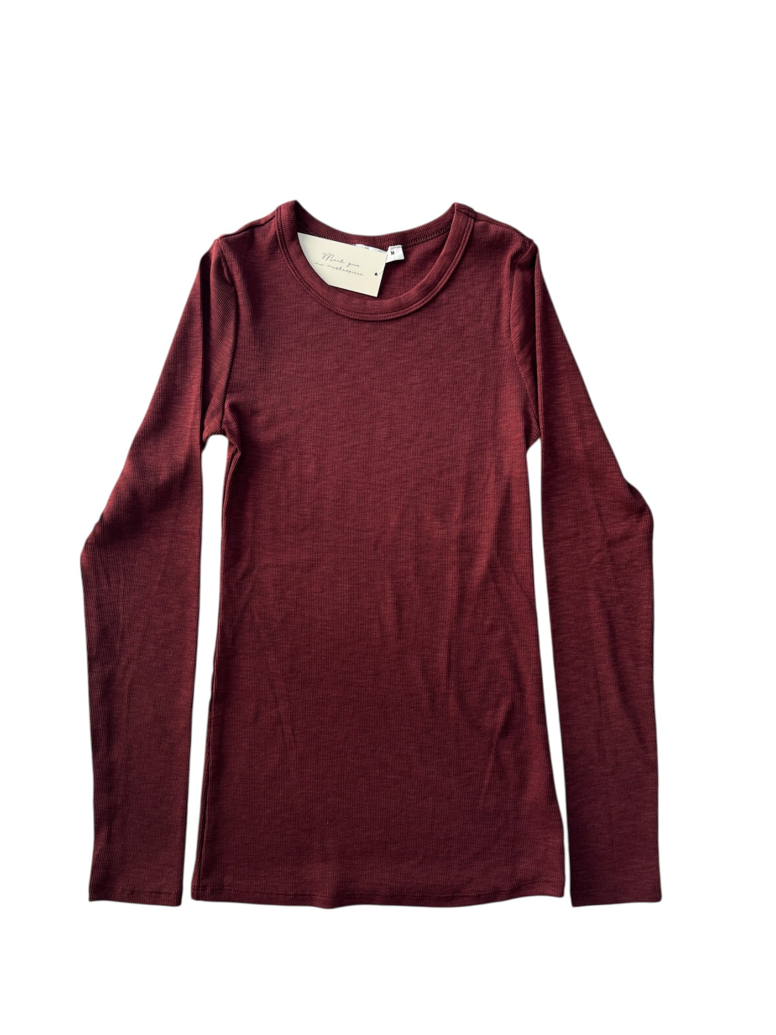 Blusa básica manga larga