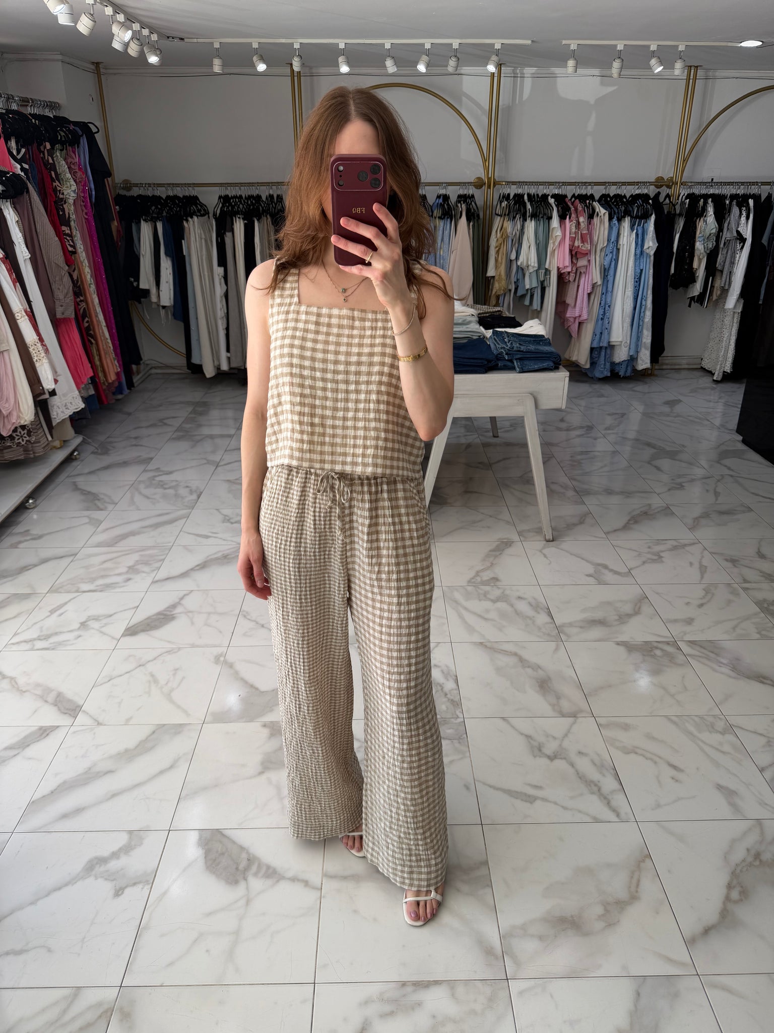 Pantalón cuadros