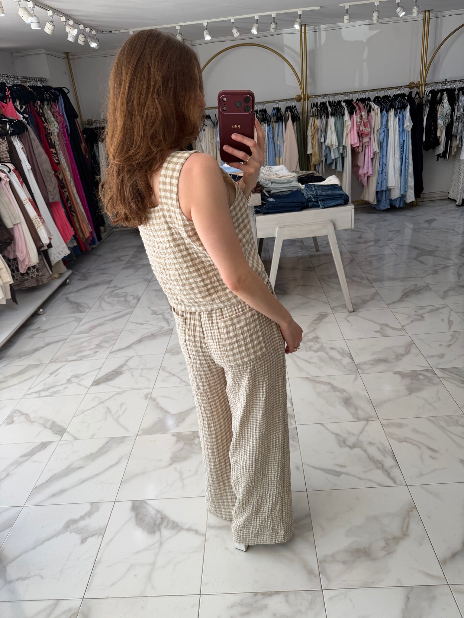 Blusa cuadros