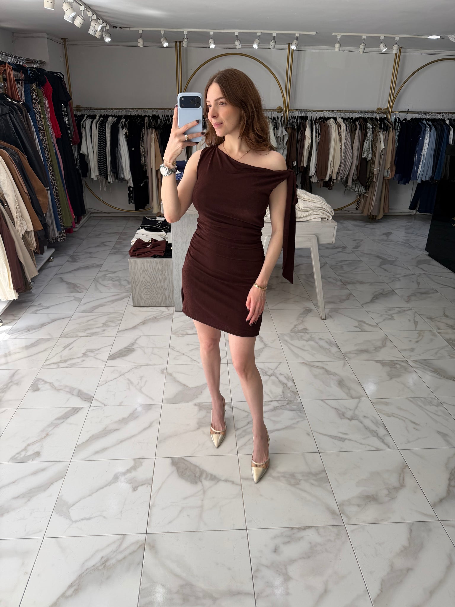 Vestido chocolate