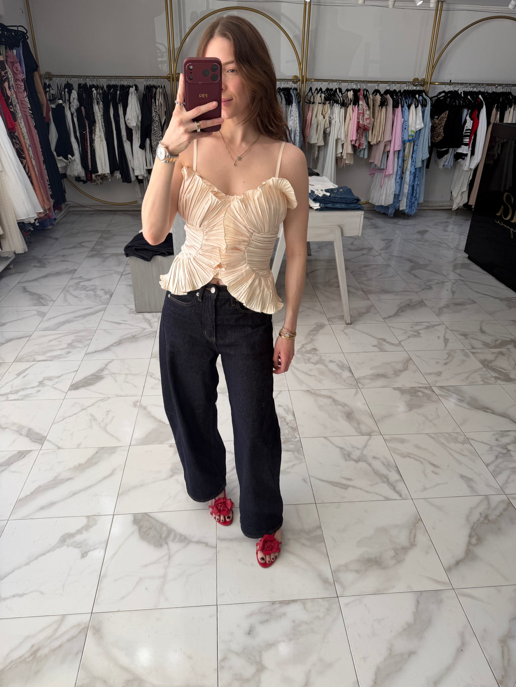 Blusa pliegues