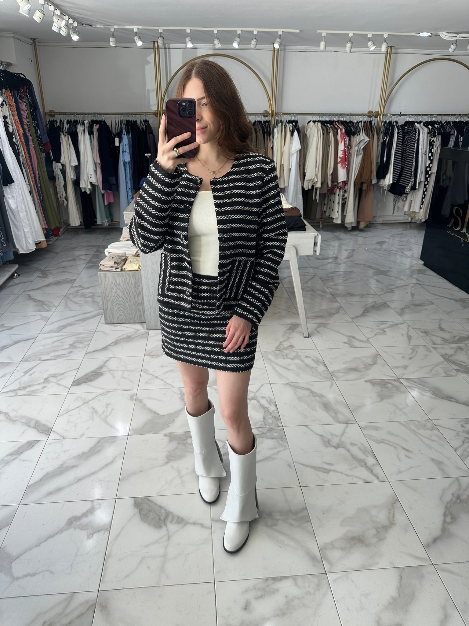 Falda black&white