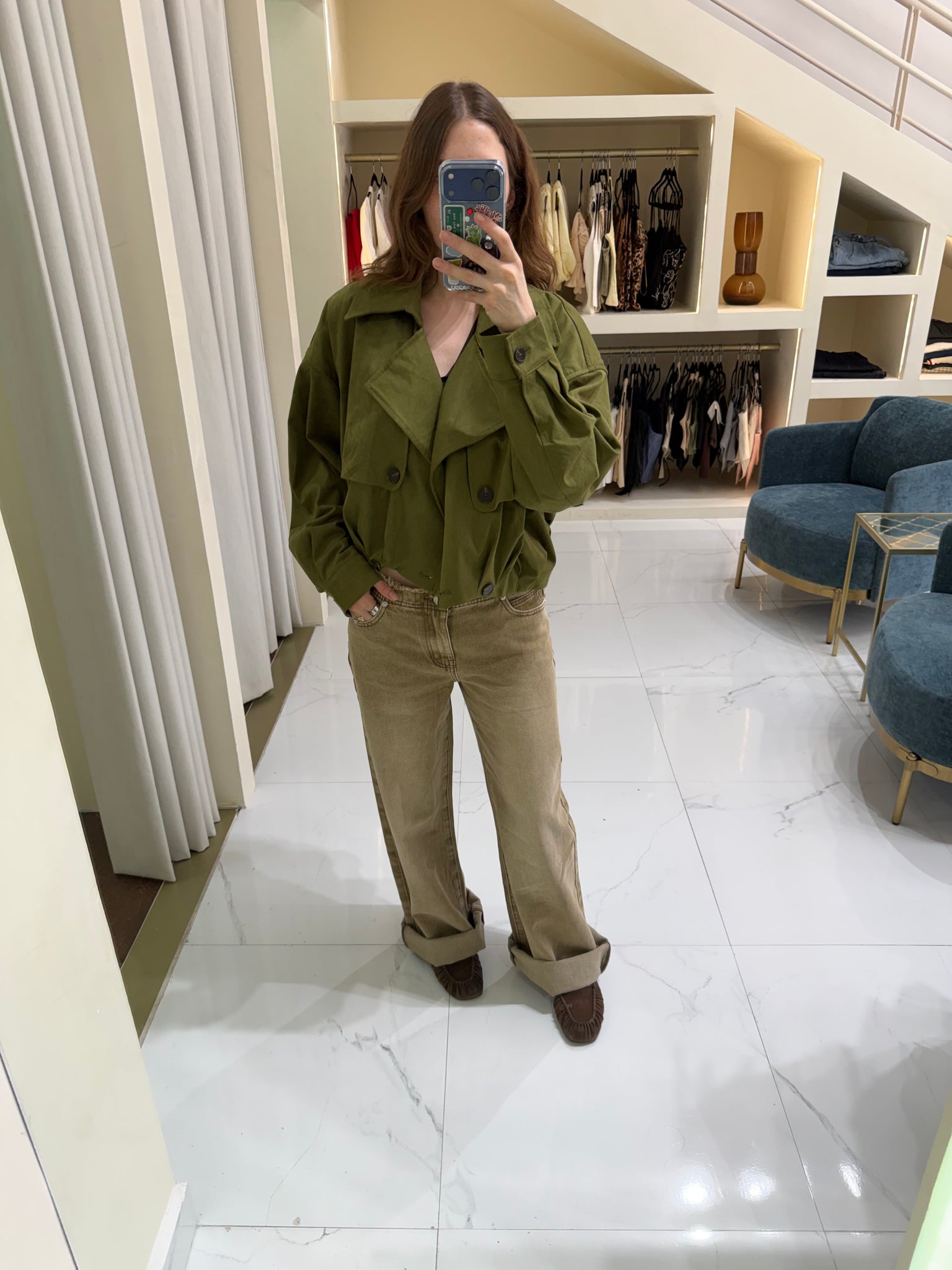 Chamarra olive