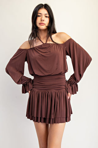 Vestido chocolate