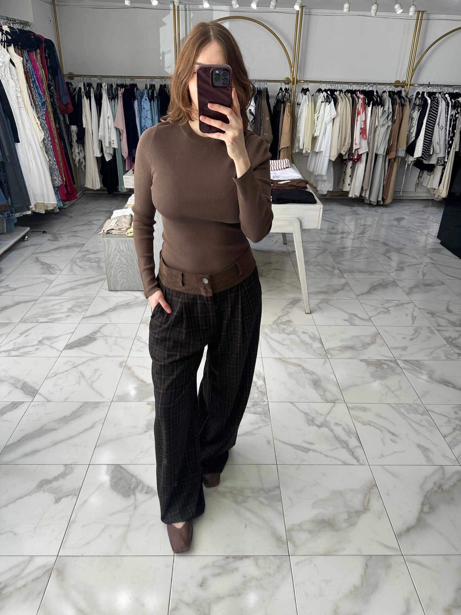 Pantalón de cuadros