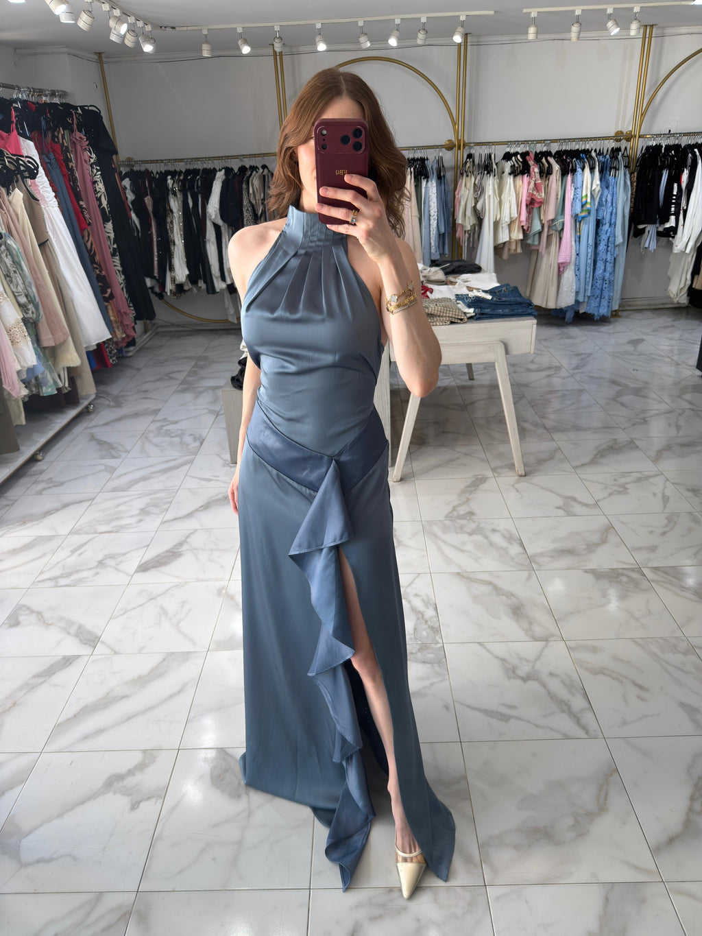 Vestido Olanes azul