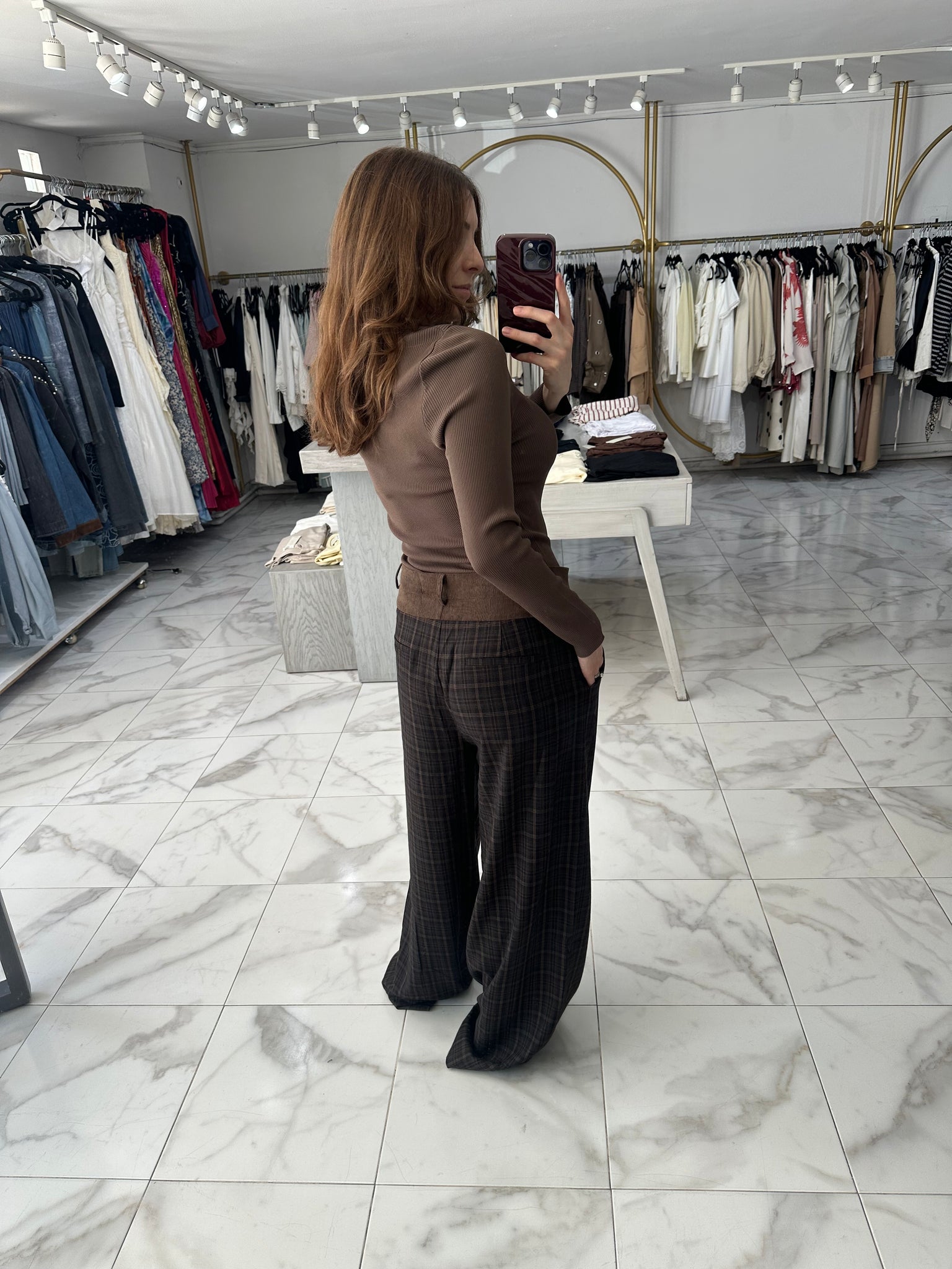 Pantalón de cuadros