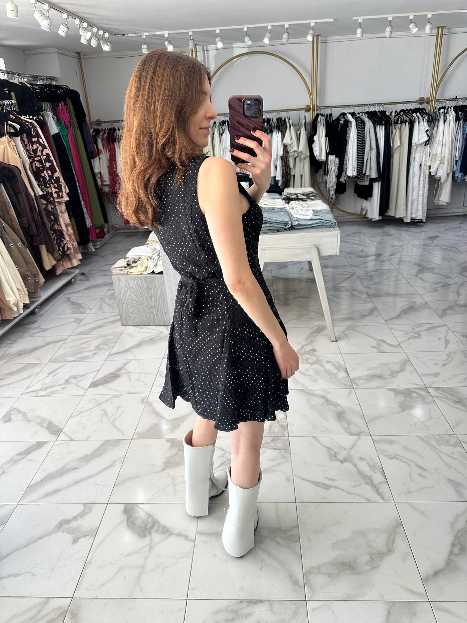 Vestido polka dot
