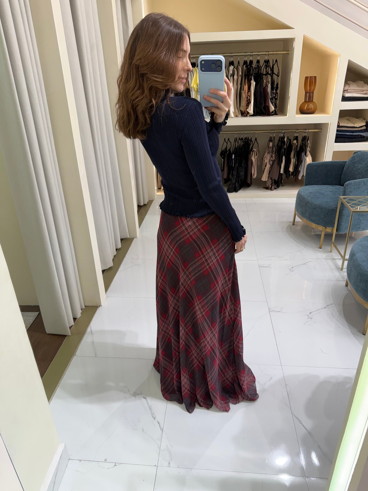 Falda cuadros